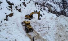 Van’da çığ düşen yol ulaşıma açıldı