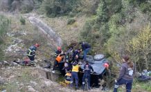 Bilecik’te otomobil takla attı: 2 yaralı