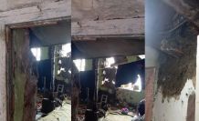 Hakkari’de bir ev çöktü