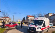 Keşan’da iki otomobilin çarpıştığı kazada 1 kişi yaralandı