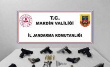 Mardin’de 8 ruhsatsız silah ele geçirildi