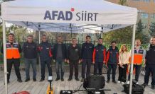 Siirt’te AFAD ekipleri Deprem Haftası’nda vatandaşları bilgilendirdi