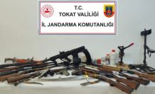 Tokat’ta silah ve tarihi eser operasyonu