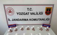Yozgat’ta toplam 745 adet sentetik ecza hap ele geçirildi