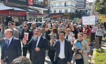 Arhavi’de "Kitap Yolu" yürüyüşü