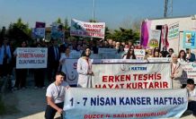 Çilimli’de sağlık için farkındalık yürüyüşü yapıldı