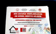 "Haydi Gaziantep Koruyucu Aile Olalım" ve "Sofranda Bana da Yer Var mı" temalı yemek altlıkları tanıtıldı