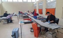 Hisarcık’ta kan bağışı kampanyasına velilerden yoğun destek