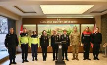 Jandarmadan emniyete anlamlı ziyaret