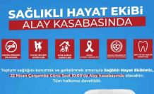Mobil sağlık hizmetleri alay kasabasında vatandaşlara sağlık hizmeti verecek