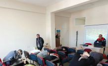 Aydın’da kursiyerler ve otel personeline afet eğitimi