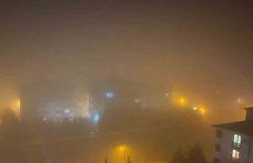 Yenişehir’de sis etkili oldu, görüş mesafesi 1 metreye kadar düştü