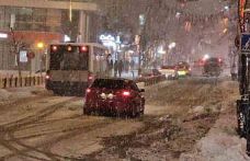 Elazığ’da kar yağışı etkisini sürdürüyor