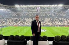 Bakan Osman Aşkın Bak, Juventus - Galatasaray maçını takip etti