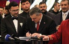 İçişleri Bakanı Mustafa Çiftçi, Çorum’da nikah şahidi oldu