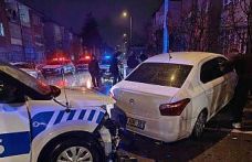 Kayseri’de polis aracı ile otomobil çarpıştı: 1 yaralı