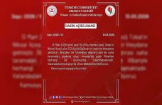 Amasya Valiliği: "İlimizden de hissedilen deprem sonrası olumsuzluk bulunmamakta"