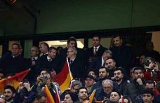 Bakan Osman Aşkın Bak ve TFF Başkanı Hacıosmanoğlu, Galatasaray - Liverpool maçında