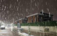 Kayseri’de kar yağışı