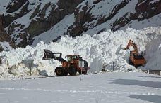 Van-Hakkari kara yolunda çığ sonrası çalışmalar sürüyor