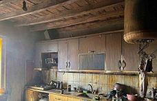 Alevlere teslim olan ev kullanılmaz hale geldi