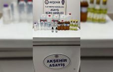 Akşehir’de sahte alkol operasyonu