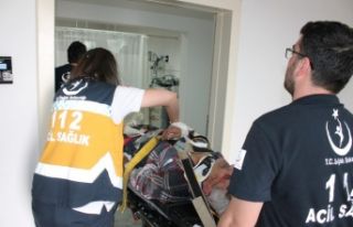 5. kattan düşen işçi ağır yaralandı