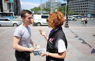 Ankara Narkotik ekipleri halkla iç içe