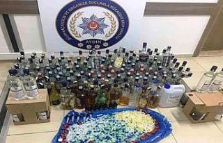 Aydın’da otele kaçak içki operasyonu; 5 gözaltı