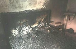 Benzin istasyonunda çıkan yangın korkuttu