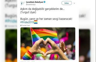 Çanakkale Belediyesinin ’LGBTI+’ paylaşımına...