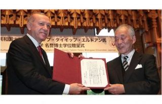 Cumhurbaşkanı Erdoğan'a Japonya'da fahri...