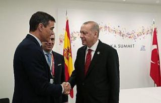 Cumhurbaşkanı Erdoğan, İspanya Başbakanı Sanchez...