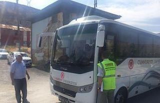 Darende’de kaçak tur denetimi