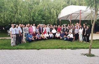 Develi Adliyesinden Hakim ve Savcılara Veda Yemeği