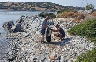 Dünyaca ünlü akvaryum koyunda 4 saatte 33 poşet...