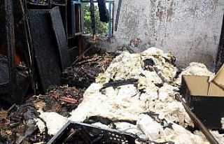 Hatay’da ev yangını