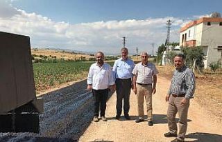 Kahta Belediyesi sathi asfalt kaplama çalışmalarına...