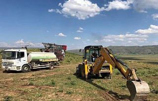 Karlıova’da sondaj çalışması