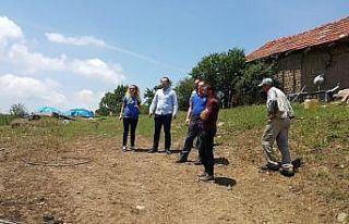 Kaymakam Güven, Büyükelmalı köyünde yanan evde...