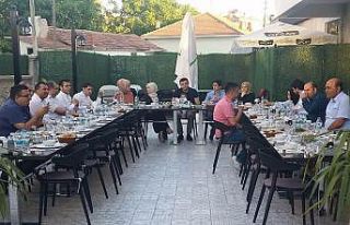 Kulu Adliyesi personelinden veda yemeği