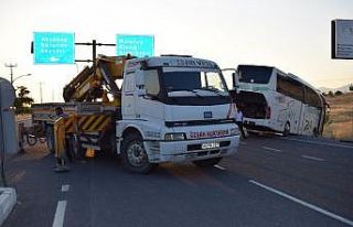 Malatya’da korkutan kaza ucuz atlatıldı
