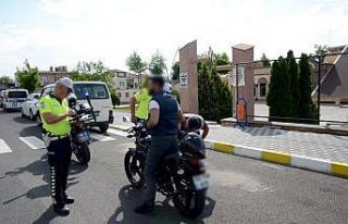 Nevşehir’de 19 motosiklet trafikten men edildi
