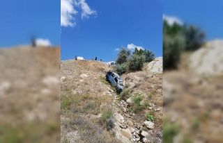 Nevşehir’de ticari araç şarampole yuvarlandı:...