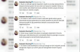 Öcalan’ın mektubundan sonra Selahattin Demirtaş’tan...