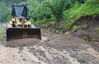Ordu’da yağış hasarlarına anında müdahale