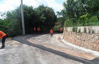 Orhaniye’nin yolları tamir edildi