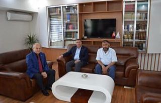 Özcan’dan Müftü Veysel Işıldar’a ziyaret