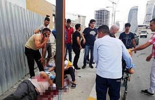 (Özel) Esenyurt’ta feci kaza: 1 ağır yaralı