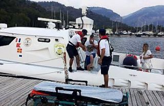 Sahil Güvenlikten denizde tıbbi tahliye